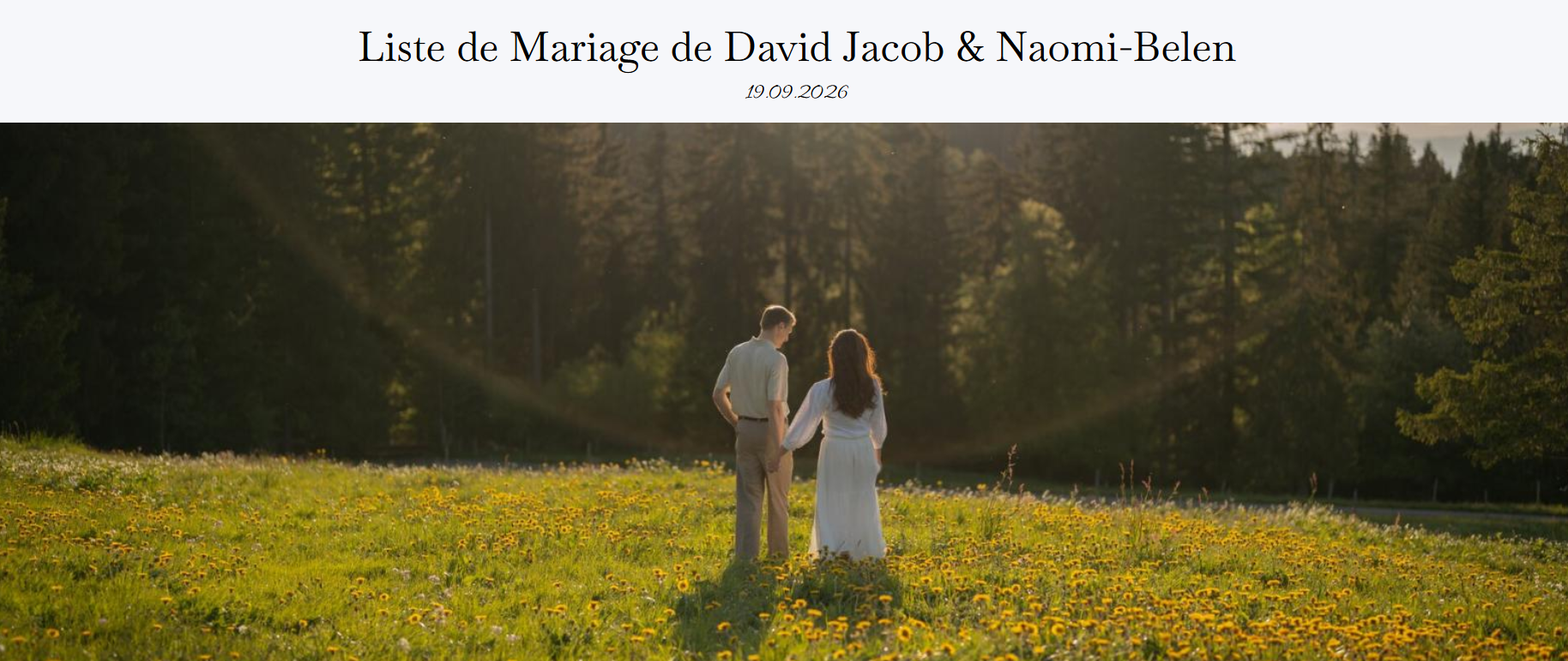 Kadolog — liste de mariage